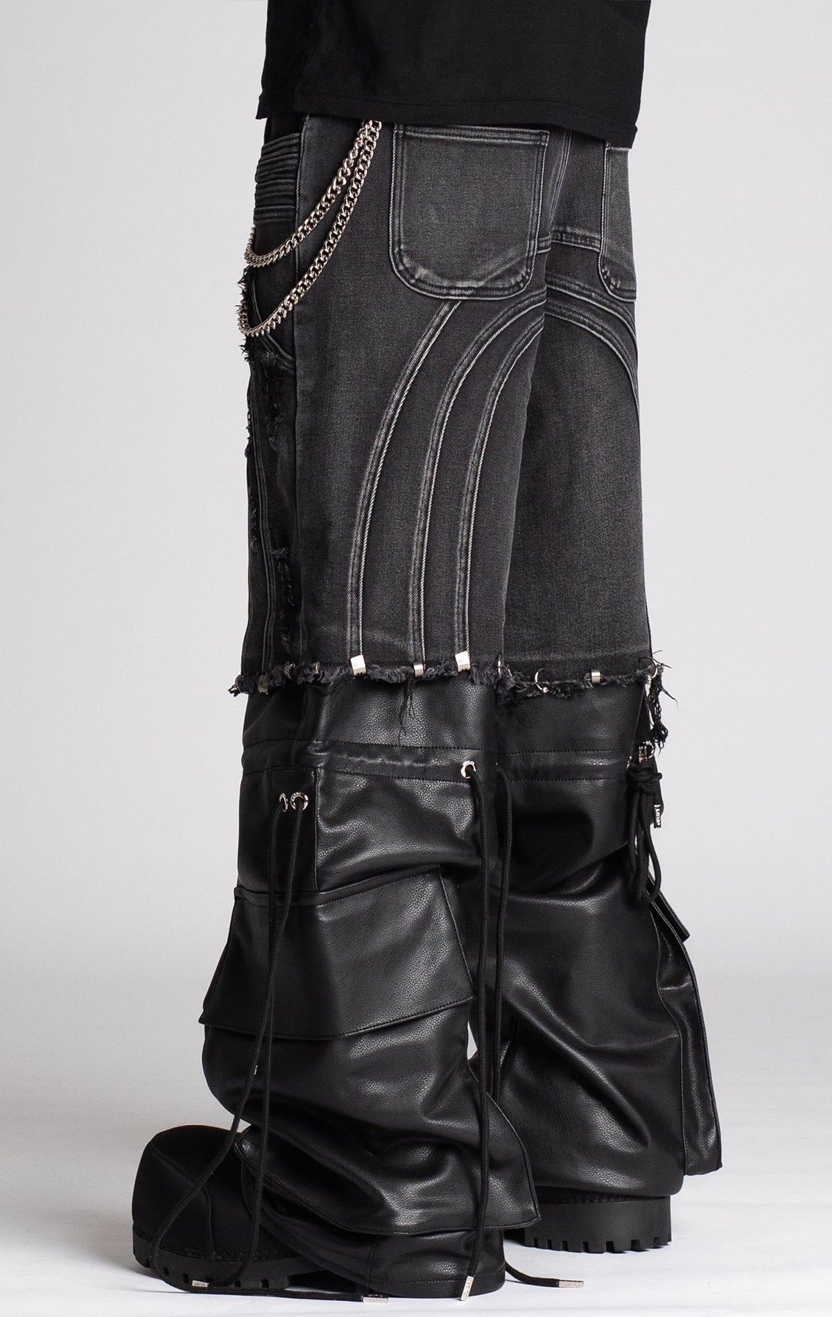 Obsidian Convertible Jeans